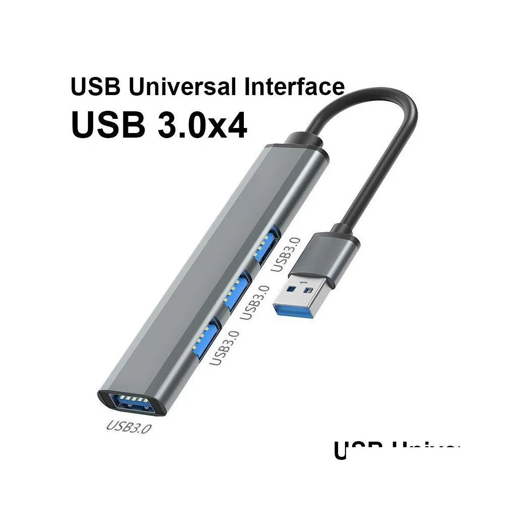 Usb Hubs Type C 2 In 1 Docking Station Hub 3.0 Adapter 7 4 For Macbook Air Ipad Laptop Computer Peripherals Drop Delivery Computers Ne Otais