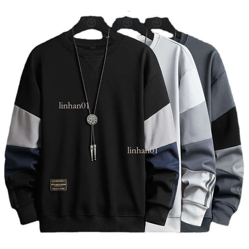 Sudadera de cuello redondo de otoño para hombre, Top holgado Sudadera de cuello redondo de otoño para hombre, Top holgado