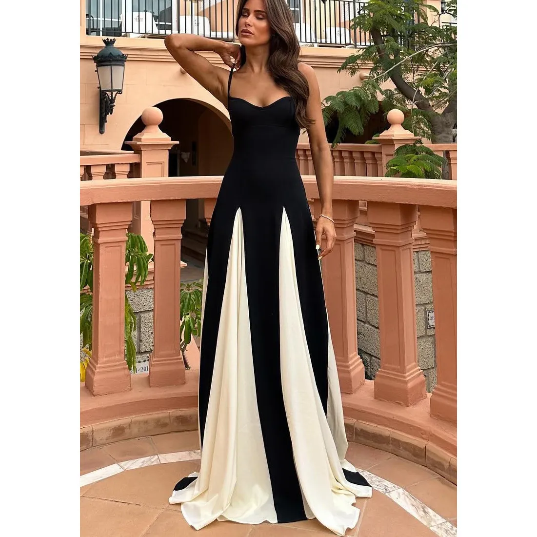 European and American spring summer lace polka dot floor-length suspender  dress for women from Dhgate Basic & Casual Dresses - price 32.46