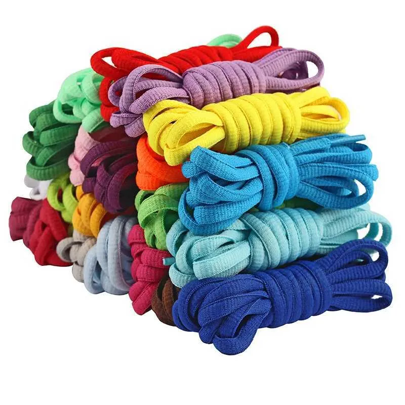 Shoe Parts Accessories Oval Shoe Laces 24 Color Half Round Athletic Shoelaces for Sport Running Shoes Shoelace 120cm Shoe Strings 1Pair z240927