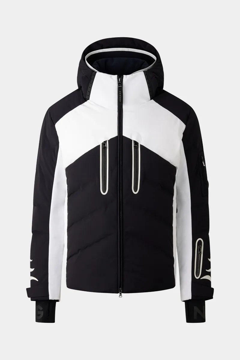 Mens Downs Jackets With Hooded Bogner Down Ski Jackets In Coral White From 118 28 DHgate