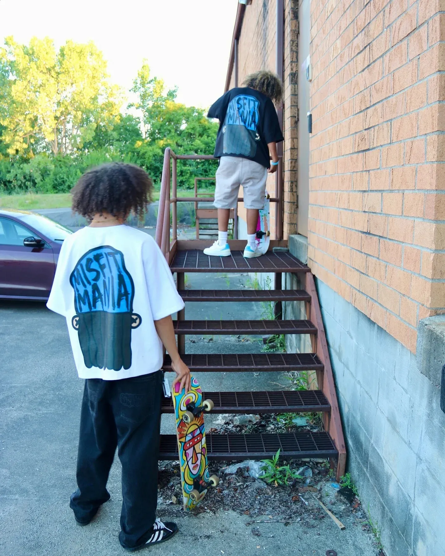 Y2K Oversized Graphic Anime Cartoon T-Shirt Punk Streetwear