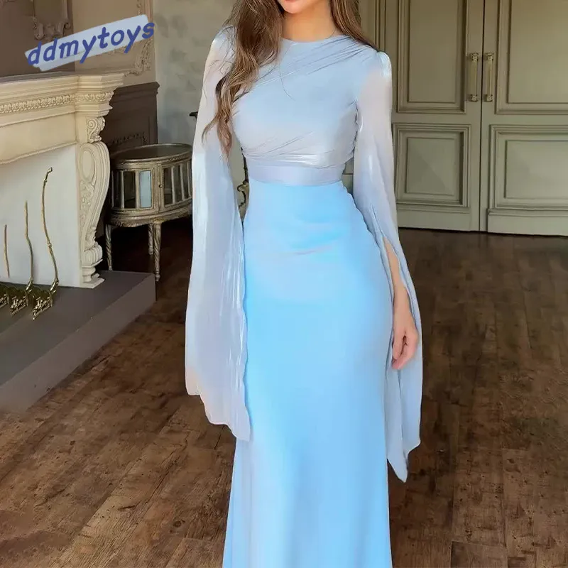 autumn falls blue dress Natasha Floral Strapless Dropwaist Maxi Dress by Jewel Badgley Mischka