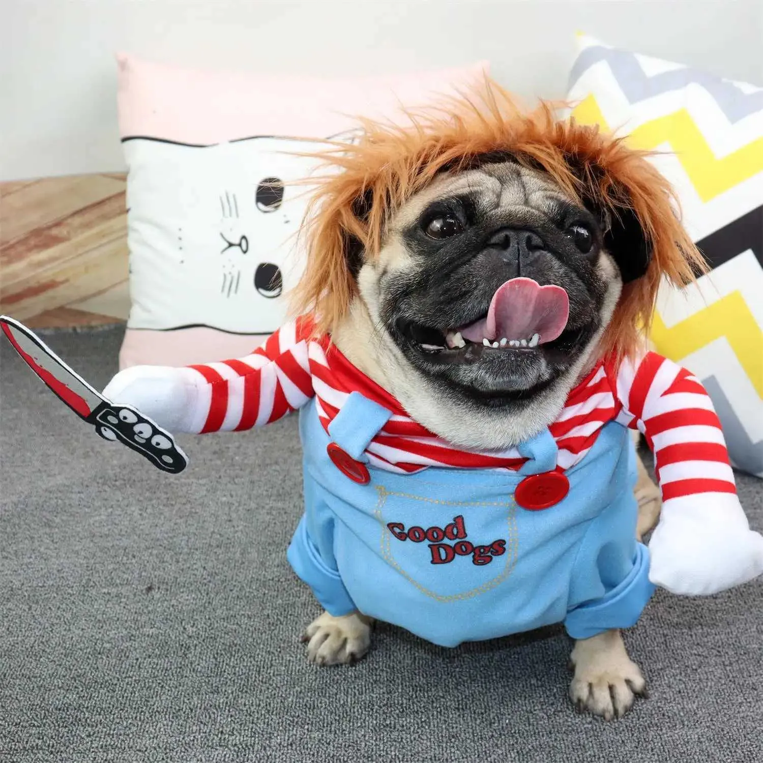 Cute Deadly Creepy Miku Doll Dog Costume For Role Playing And Fun Medium To Large Puppy Costume Ideal For Halloween Dress Up And Party X240928 From Fashion world01 10.95 DHgate.Com