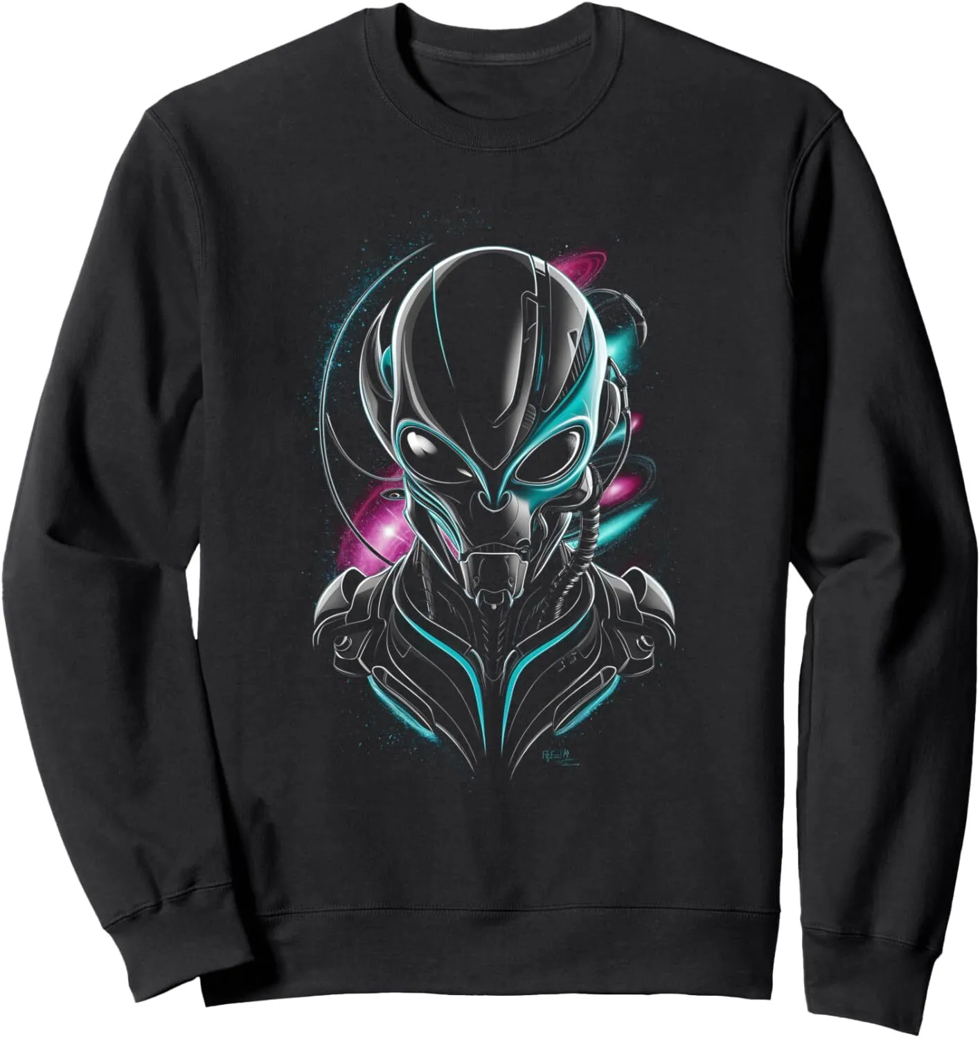 Galaxy Alien Sweatshirt for Men - Premium Quality Long Sleeve Pullover ...