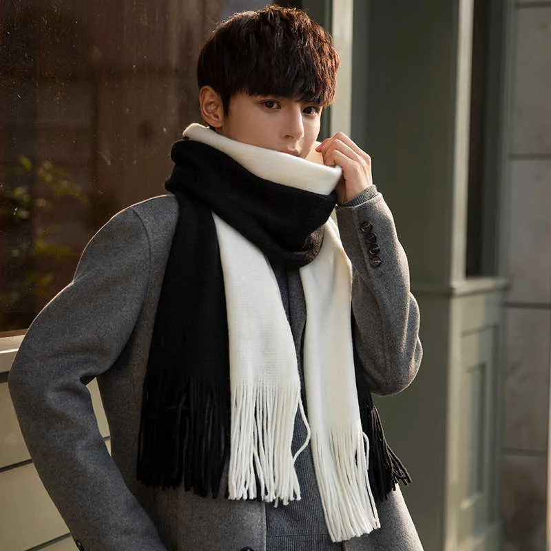 Grey Scarf Men, Thick Imitation Cashmere Winter Style | DHgate