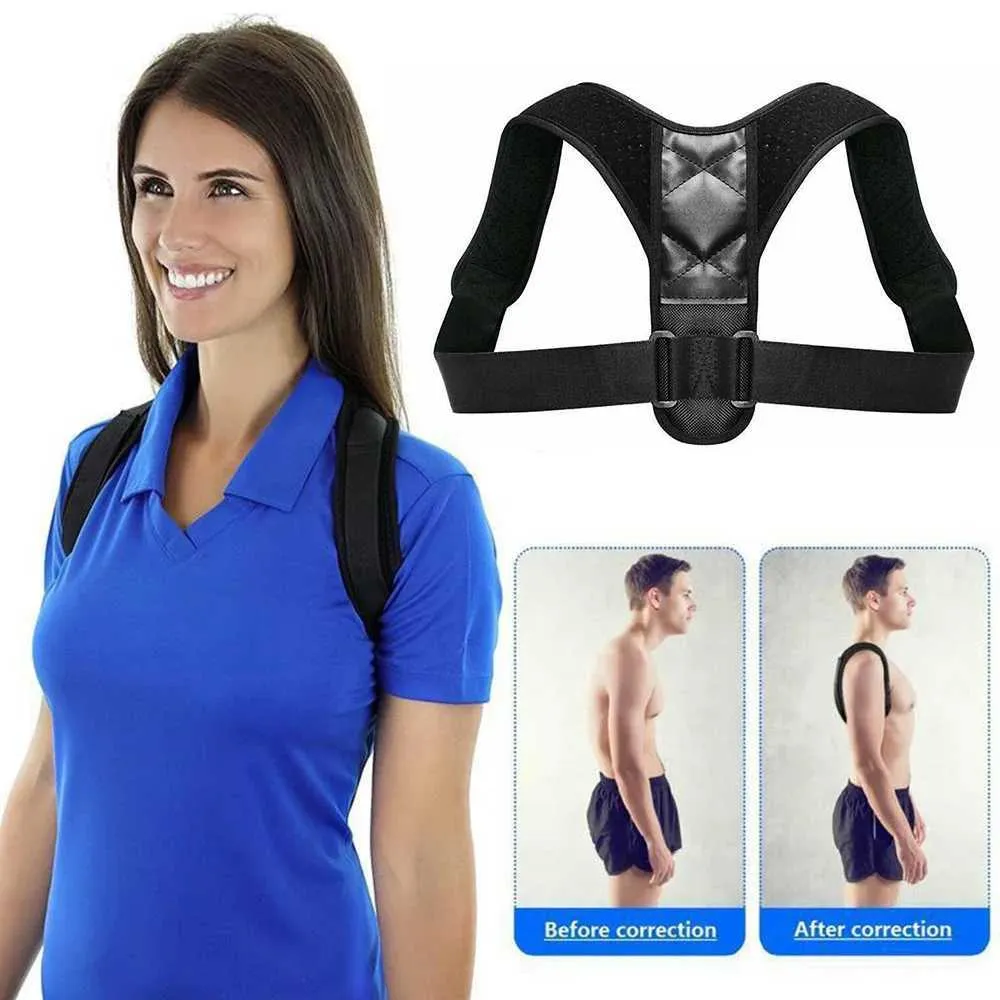 Adjustable Posture Corrector for Back Support & Spine Pain Relief ...