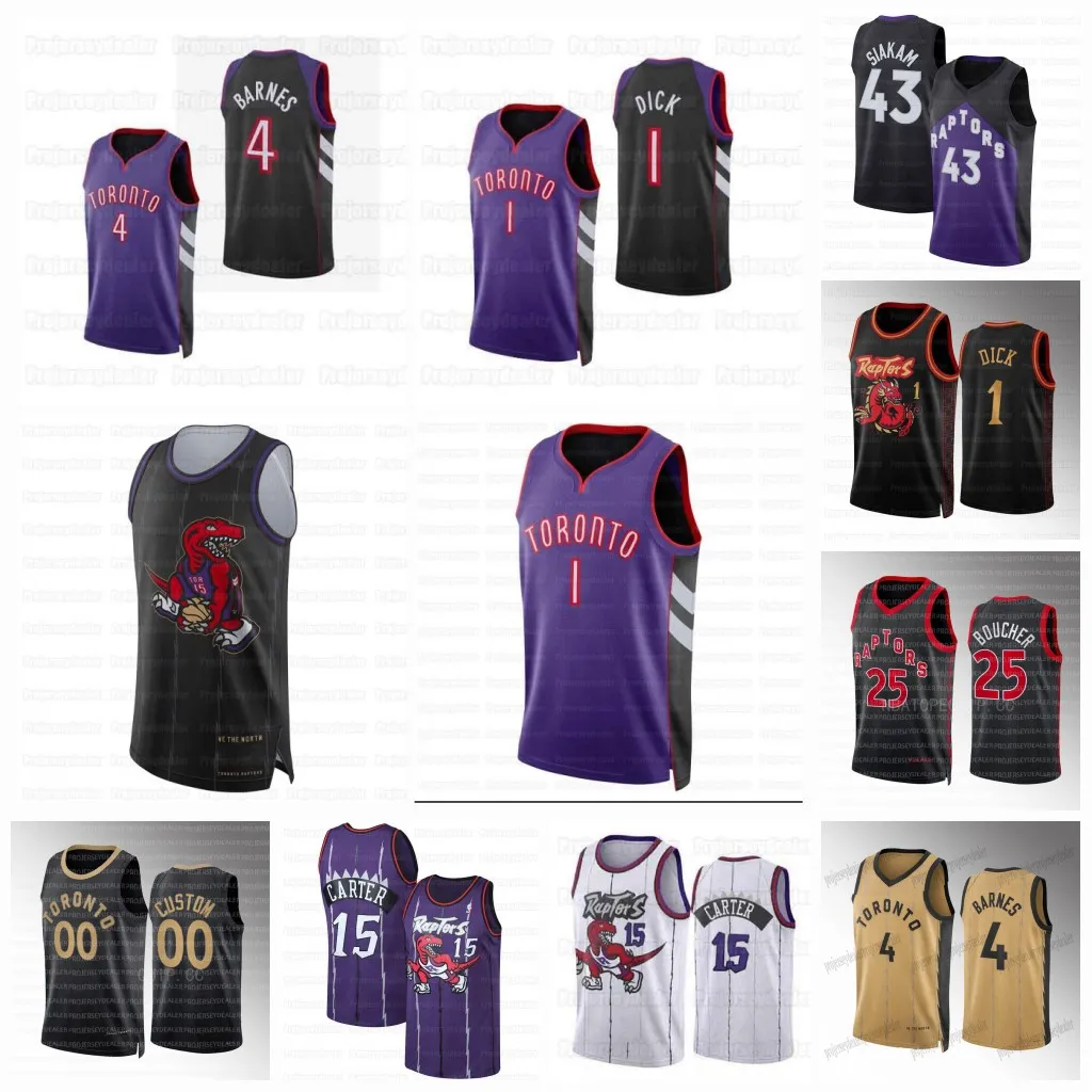 Save Big on Bulk Raptors City Jersey Gradey Dick Toronto 2024 25 City  Classic Raptores Jerseys Scottie Barnes Carter Jakob Poeltl Immanuel