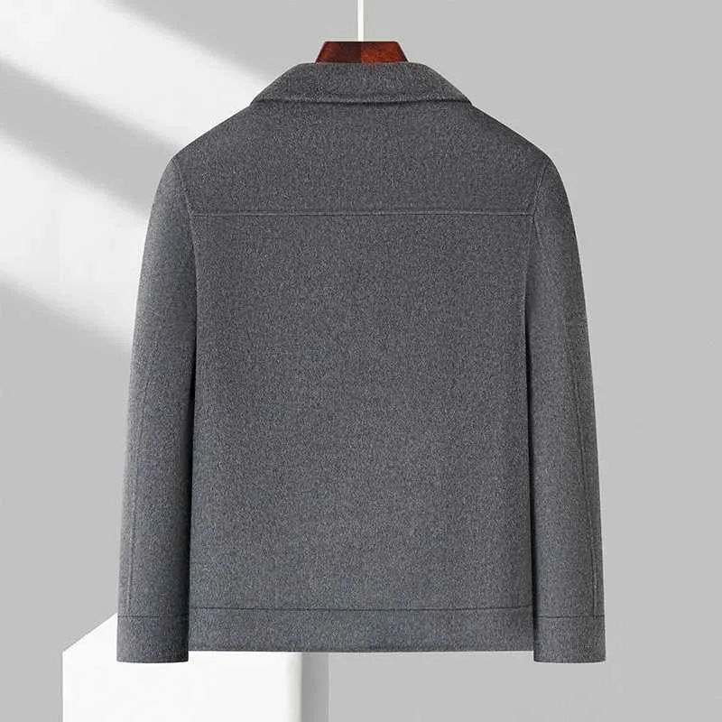 High End Mens Double Sided Wool Wool Jacket Mens For Autumn