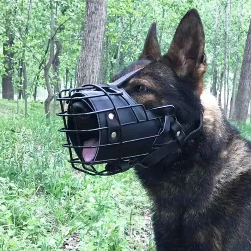 Medium German Shepherd Metal Basket For Medium Dog Muzzle