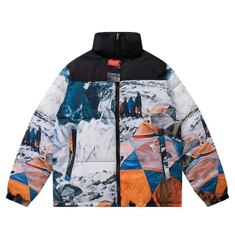 Cappotto da uomo Stylist Parka Giacca invernale imbottita US M-2XL senza cappuccio Moda Uomo Donna Soprabito Giacca imbottita Piumino Capispalla Casual Hip Hop Sport Streetwear_voghion.com