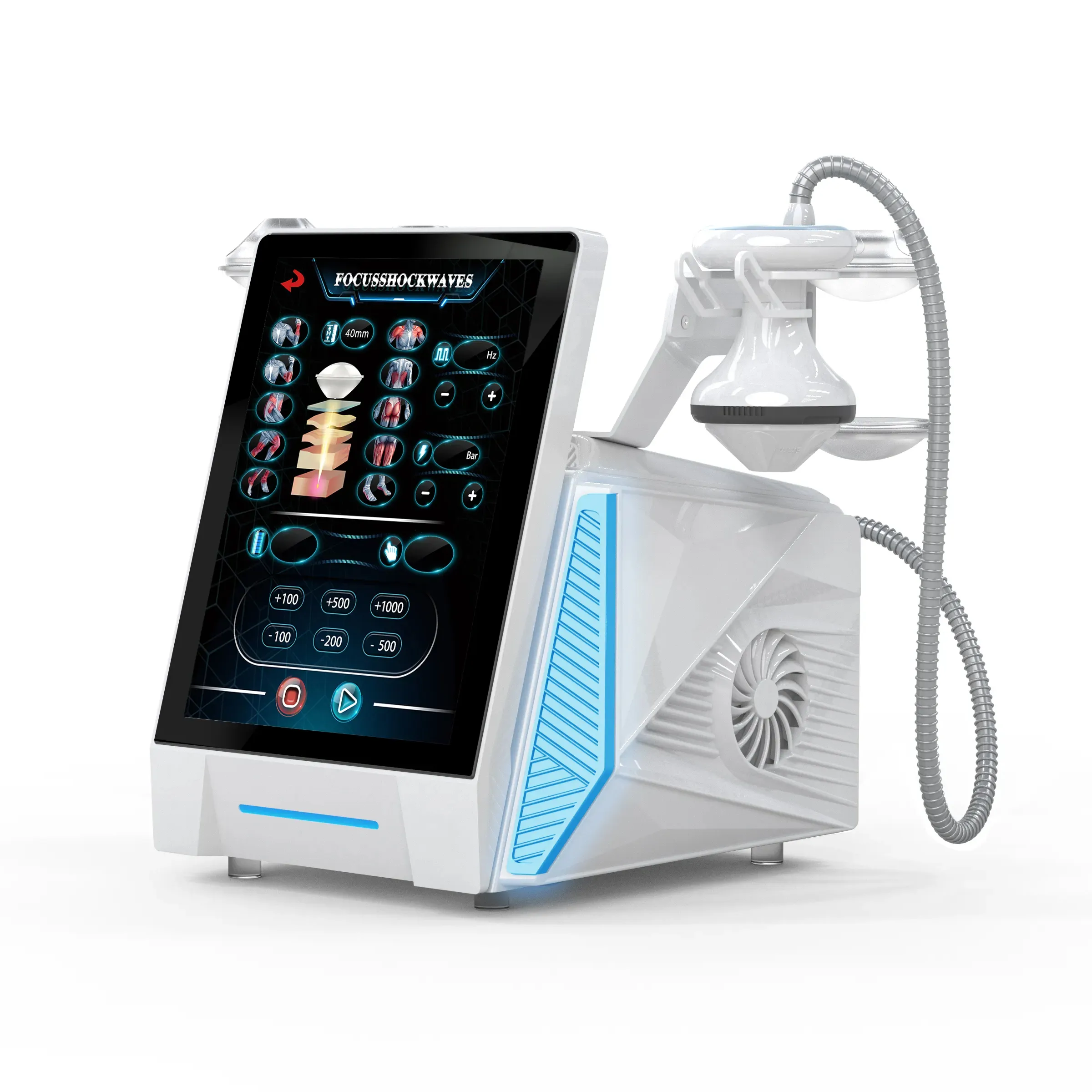 Appareil De Physiothérapie Portable à Ultrasons 1MHz Pour Soulagement Douleur Arthrite - Masseur Corporel Et Facial