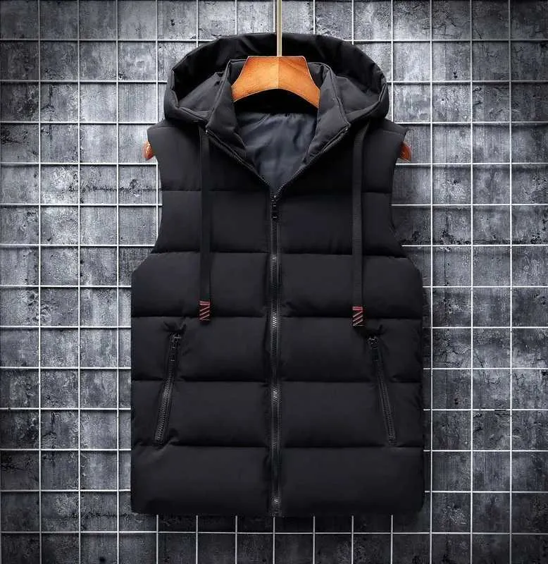 Hooded Tank Jacket for Men Warm Casual Sleeveless Vest Shop