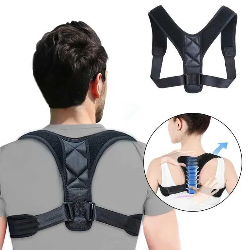Back Support For Men & Women: Breathable Shoulder Straps For Hunchback ...