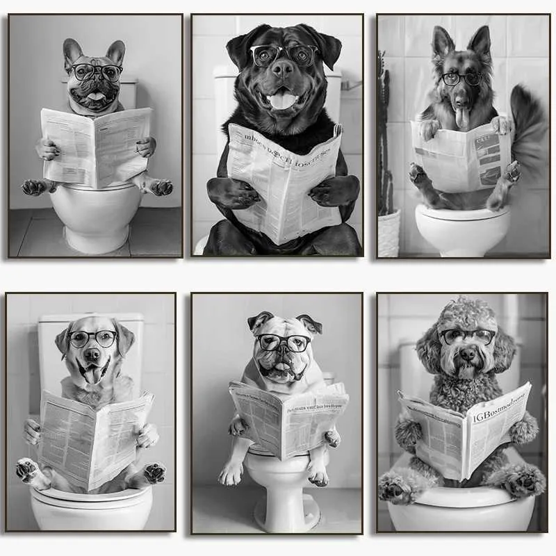 French Bulldog Sits In The Toilet Shanghai Daily Corgi Dog In The - Main Image