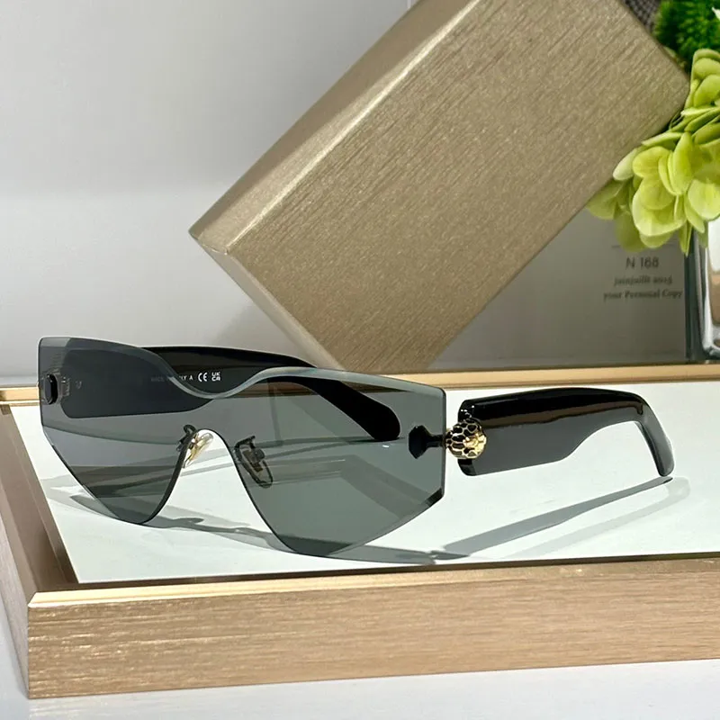 Frameless Cat Eye Sunglasses with UV400 Protection and  display picture 3