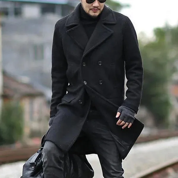 ジャケット・アウター 19AW LIGHT MELTON DOUBLEBREASTED COAT DHgate.com:Mens Double Breasted Tweed Trench Coat - Winter