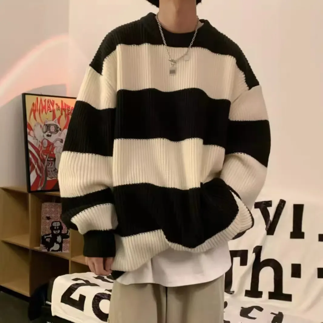 Nice Sweeter Nice Sweaters Men: Classic Round Neck Knit Sweater,... From Ws231019 ...