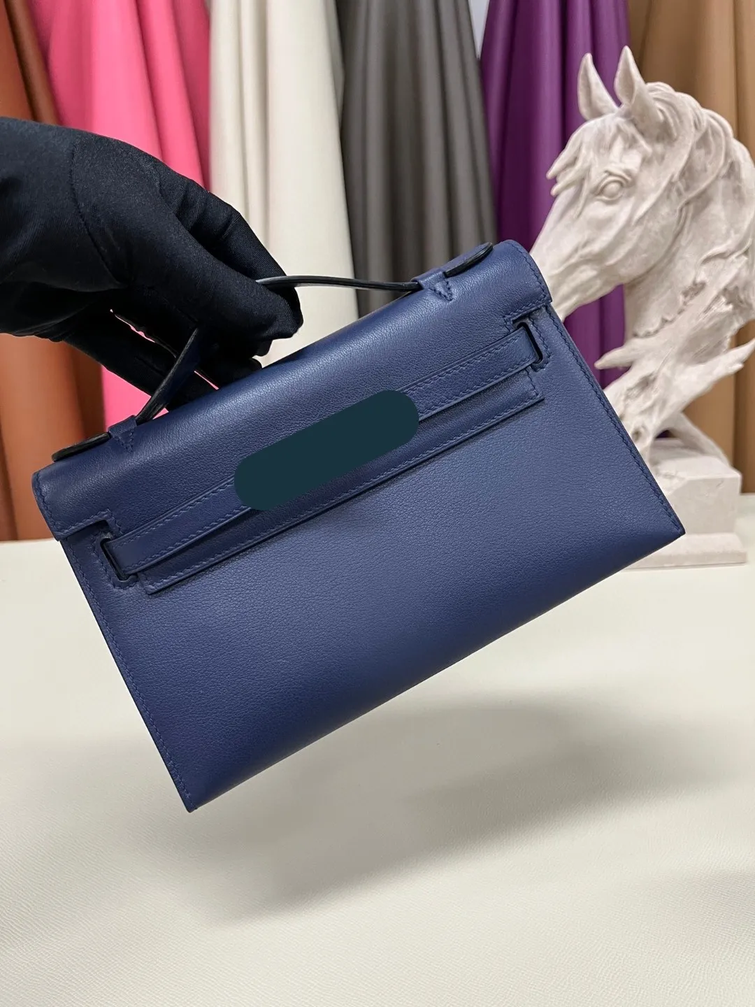 Luxury Designer Handmade Genuine Leather Navy Leather Clutch Bag 22cm Multiple Colors Fast Delivery From Brandsshoppingceter 579.28 DHgate.Com