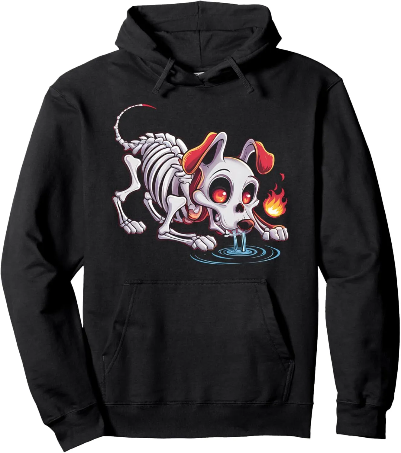 Skeleton Hooded Sweatshirt: Funny Dog Halloween Outfits For Pet