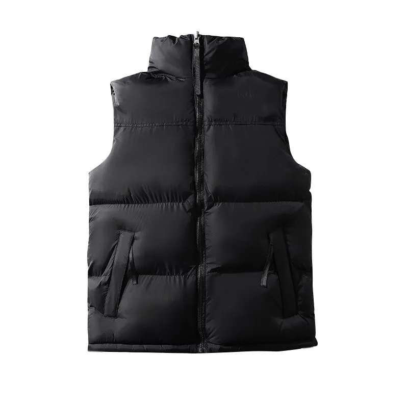 Cappotto da uomo Stylist Parka Giacca invernale imbottita US M-2XL senza cappuccio Moda Uomo Donna Soprabito Giacca imbottita Piumino Capispalla Casual Hip Hop Sport Streetwear_voghion.com