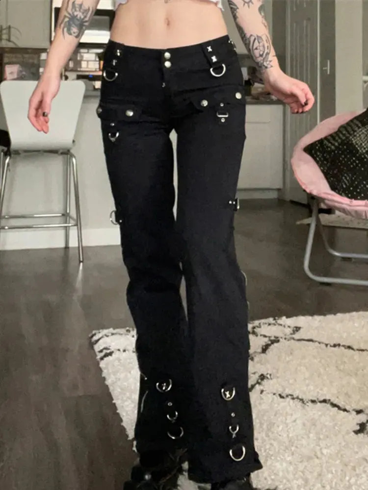 パンツ Backlash damage flare denim pants emo Backlash damage flare denim pants emo