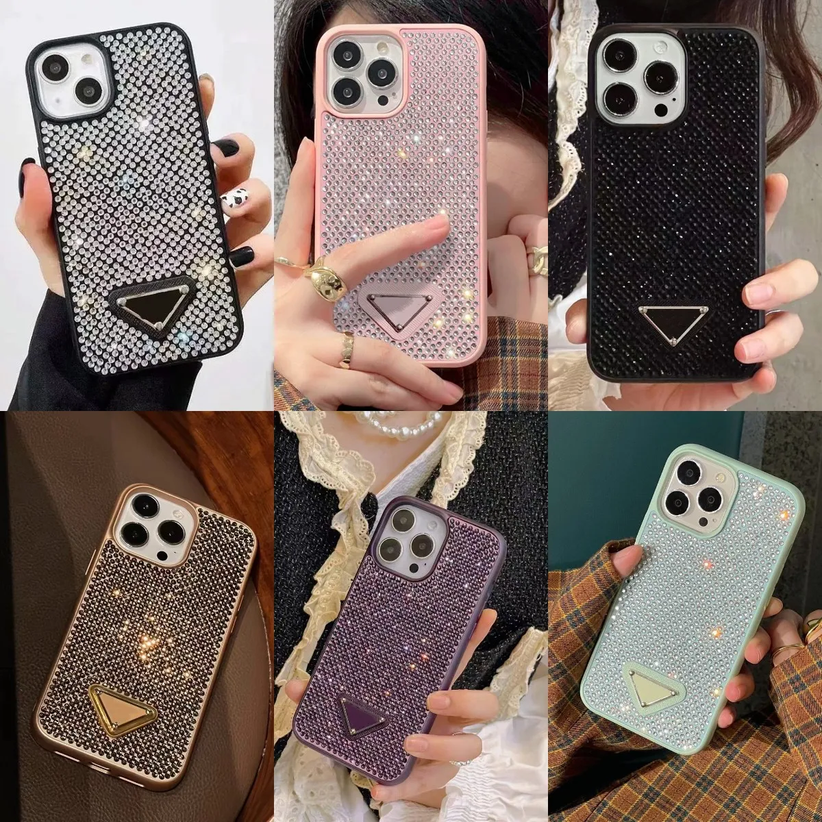iPhone 14 Pro Max 13 12 11 15 Plus Diamond Sparkly