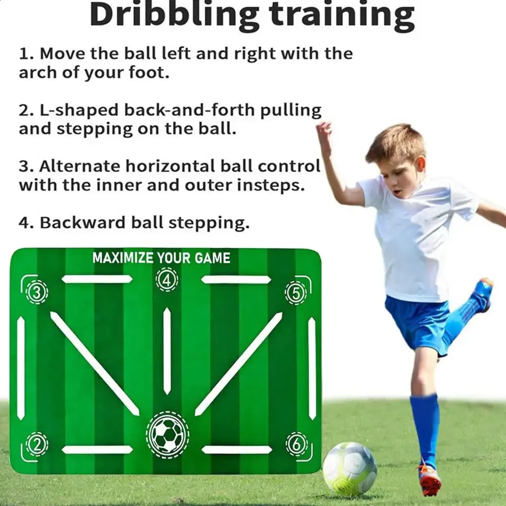 Football Skill Mat: Football Master Training Mat - Anti-Slip Silent ...