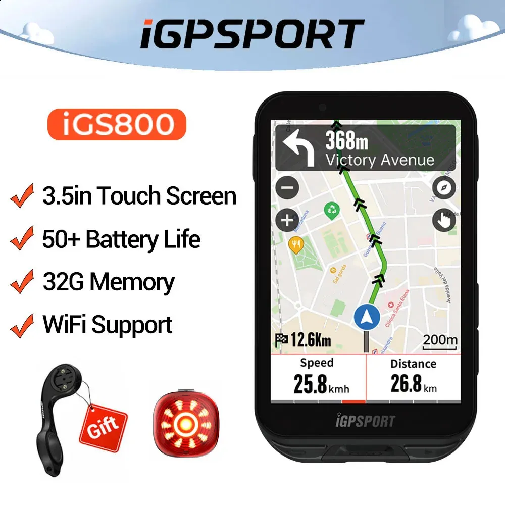 IGPSPORT IGS800 Touchscreen Bicycle Google Computer With  
