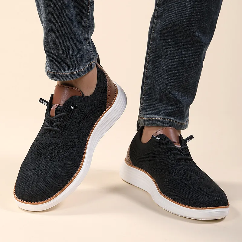 men's fashion flyknit casual shoes