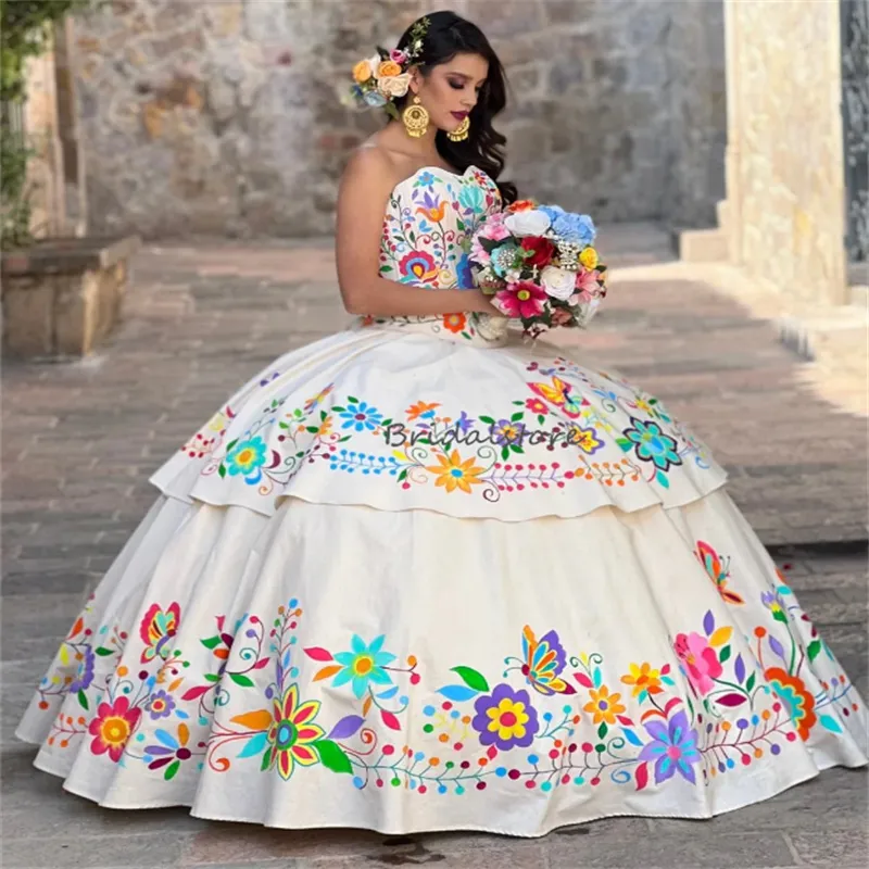 mexican birthday dress Lavender Corset Quinceanera Dress Ball Gown,Birthday Dresses – jkprom main image 1