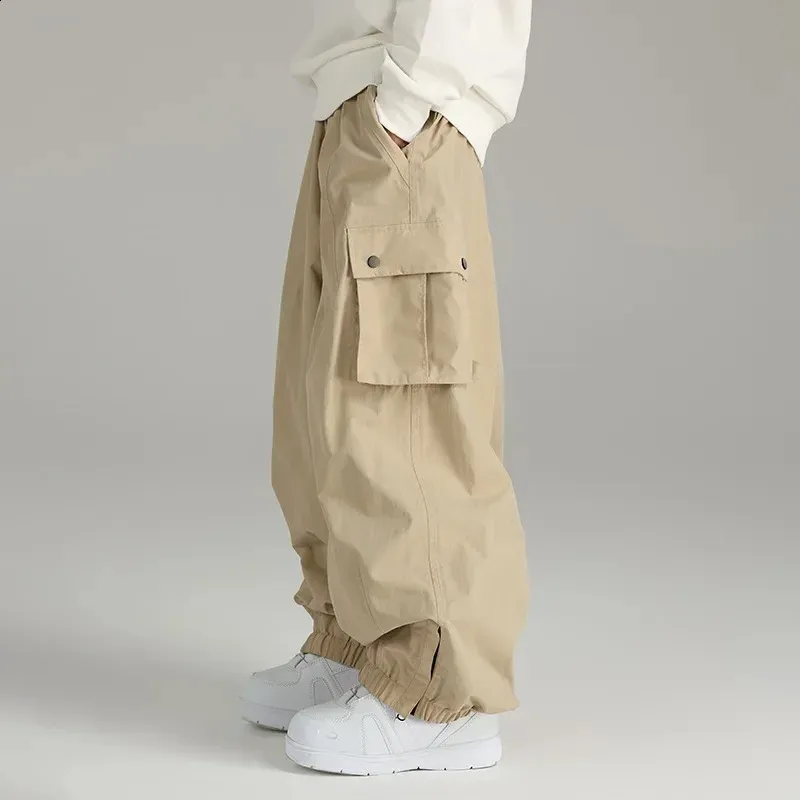 Loose Spring And Autumn Waterproof Snowboard Skiing Pants For Men