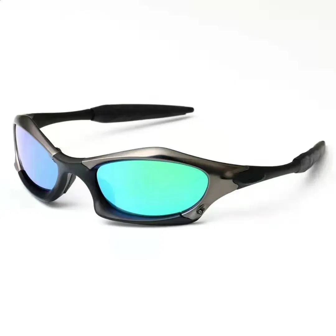 thumbnail image 2 of Metal-X Penny Cyclops Sunglasses – Polarized Ice Iridium Lenses – UV400 – Vintage X-Men Style – Made In USA 2 of 3