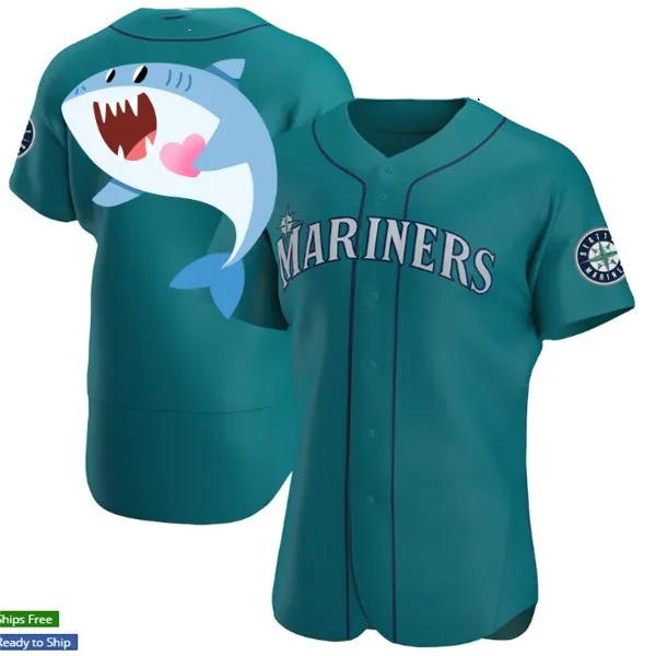 Custom Mariners Mlb Baseball Uniforms JP Crawford 3 Randy Arozarena 56 Andres 75 Munoz Rojas Logan 4 Gilbert Available In Sizes S XL From Shijiu01 18.09 DHgate.Com