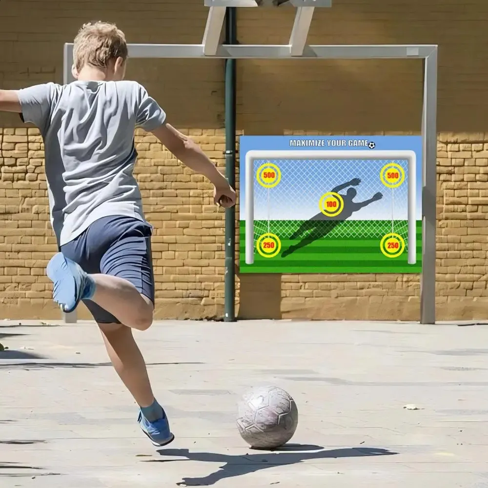 Football Training Cones Step Training Mat With Toss Goal, Outdoor Game ...