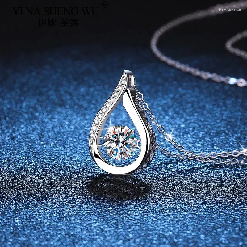 ネックレス・ペンダント LAZY DAWN water drop necklace DHgate.com:Sterling Silver Moissanite Water Drop Pendant