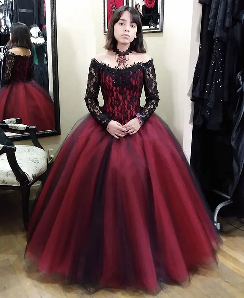 white christmas dresses Lace-Up Strapless Long Corset Prom Dress with Scarf Dark Burgundy / 14 main image 0