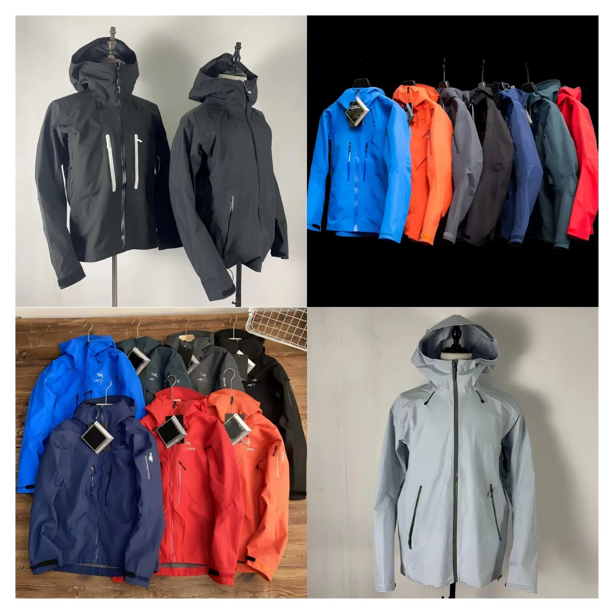 Men's GORE-TEXPRO SV Waterproof Hiking Jacket 3-Layer Breathable Outdoor  Coat