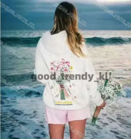 PINK PALM PUFF Letter N Women Streetwear American Style Fashion Sweatshirt Autumn Hip Hop Female Hoodies Casual Fleece Top 122