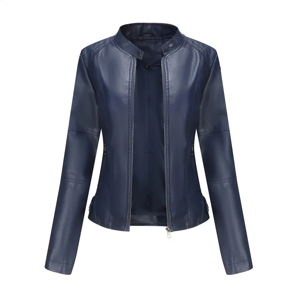 Giacca bomber in pelle scamosciata da donna Primavera New