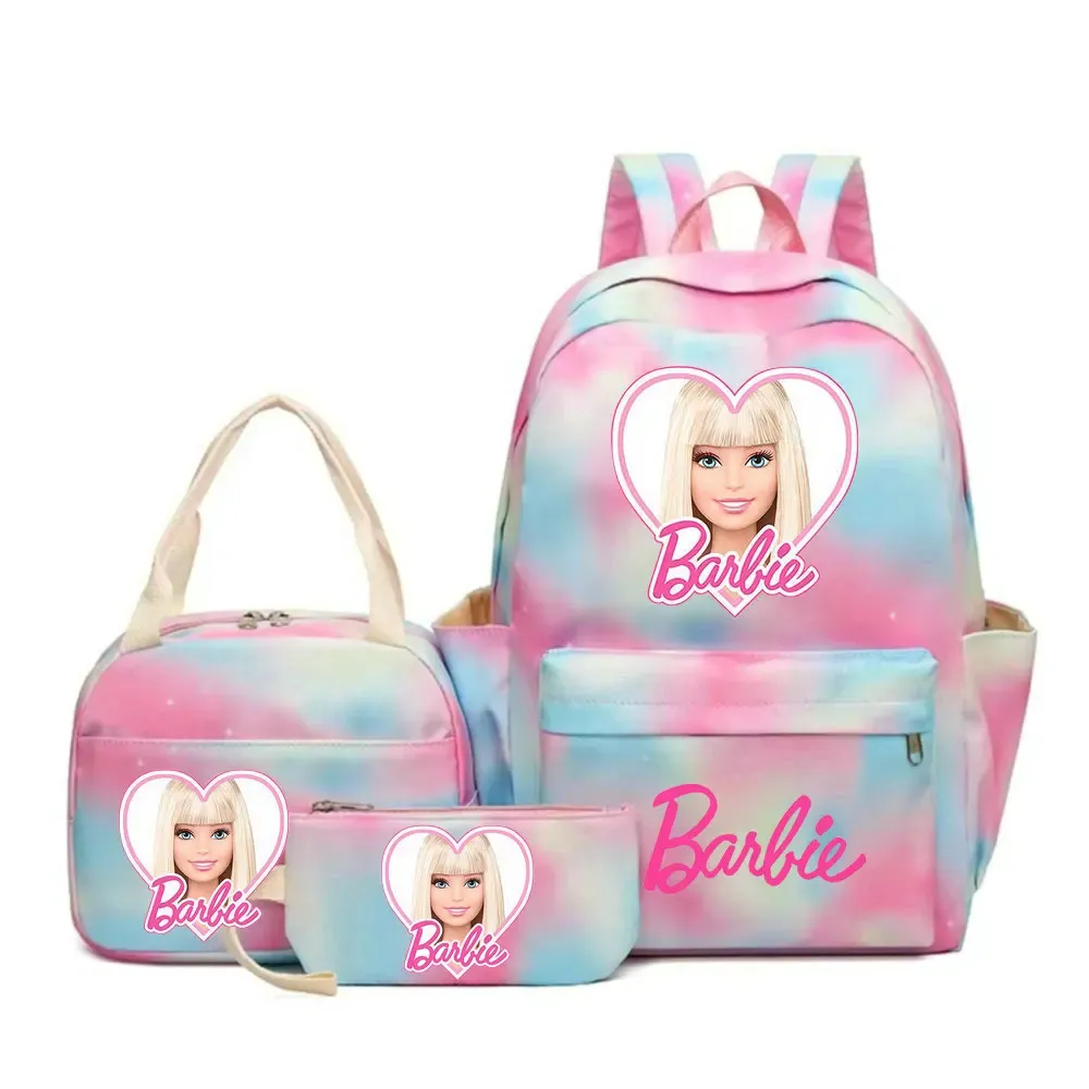 Barbie school bag set discount