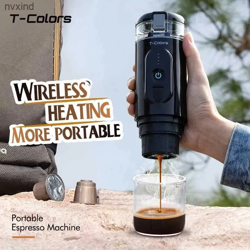 Cafetera Eléctrica Bene Casa Portable Espresso Coffee Maker, 3 Cup, White