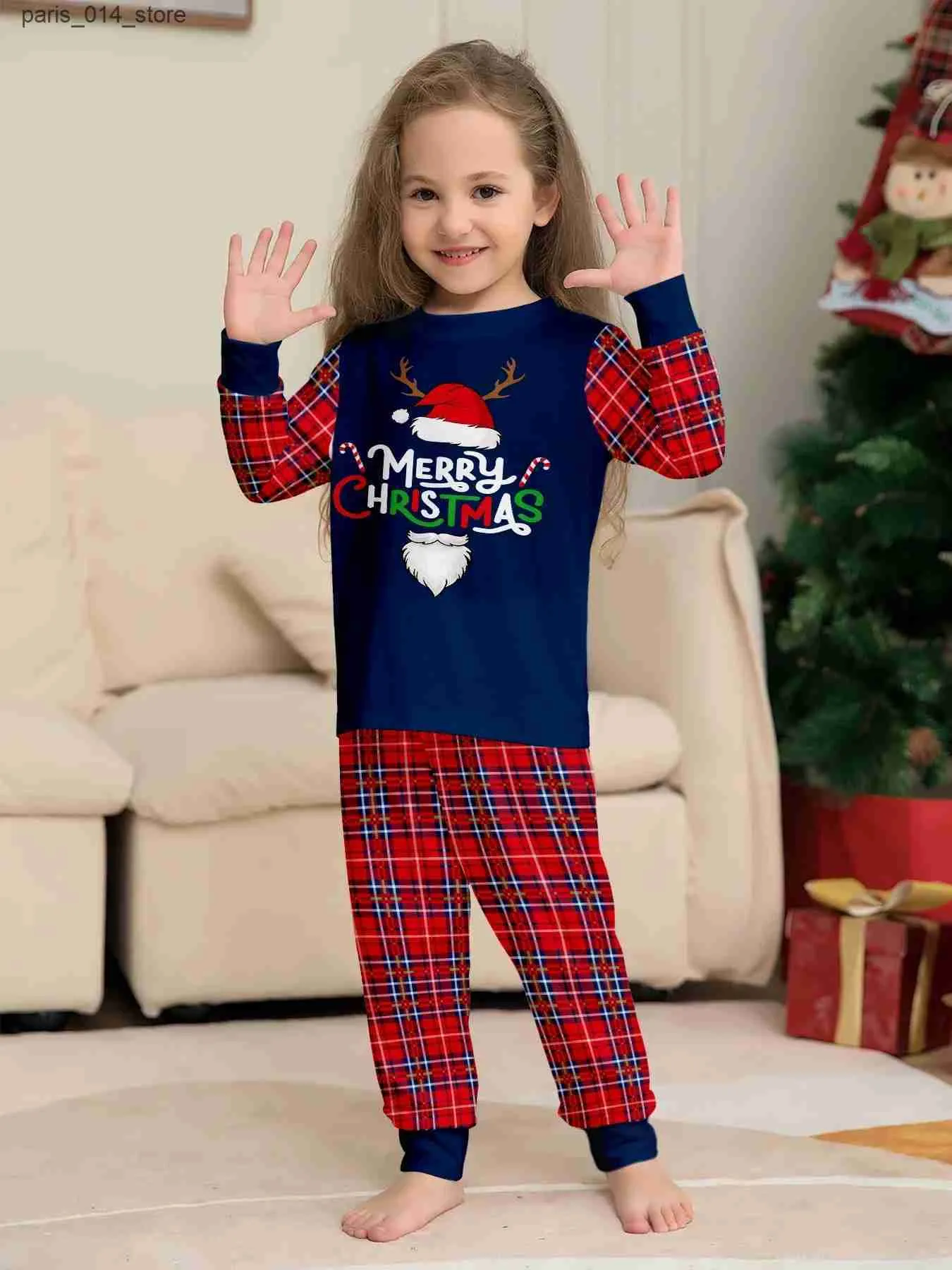 Matching christmas plaid outfits deals