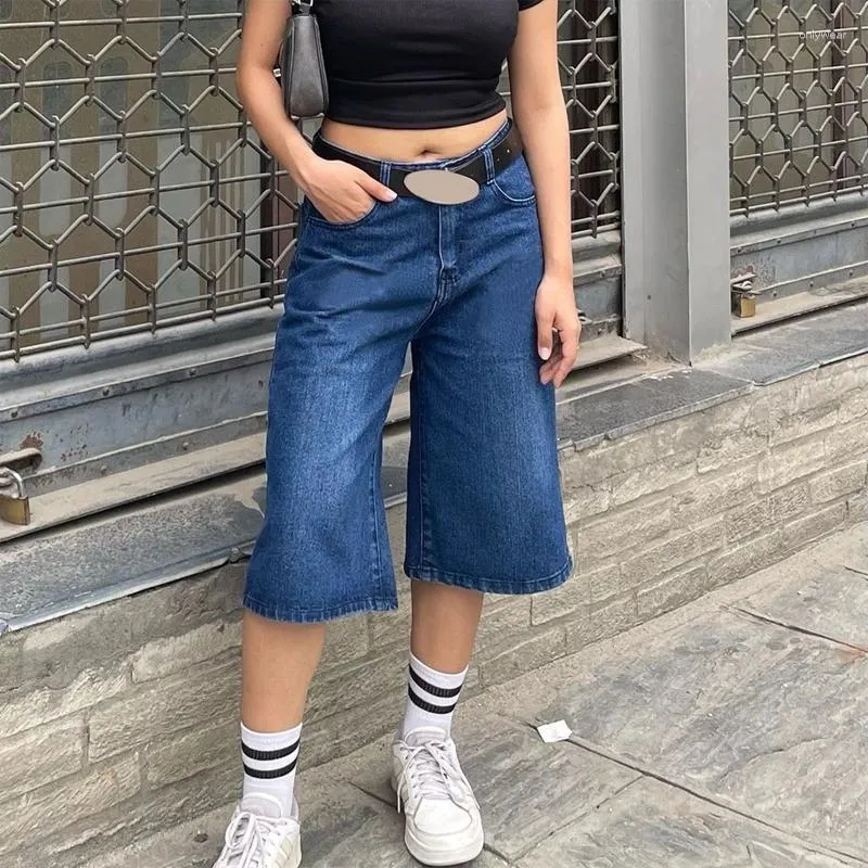 パンツ wide denim shorts M WIDE FIT DENIM SHORTS - Blue | ZARA United States