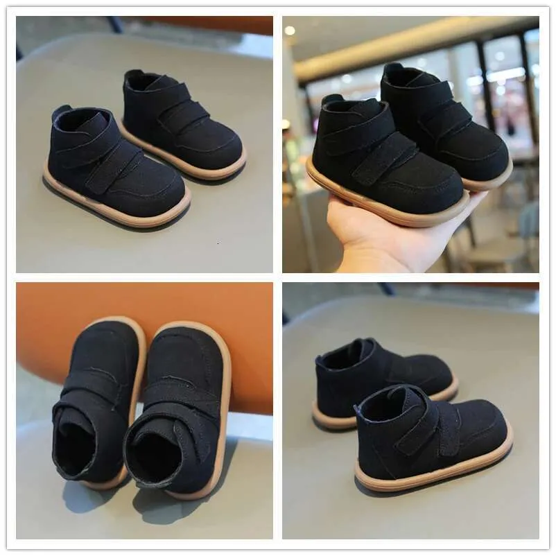 Herfst Winter Baby Jongens Meisjes Oxford Suède Kinderen Casual Outdoor Antislip Baby Schoenen Pluche Kinderen Enkellaarsjes_voghion.com