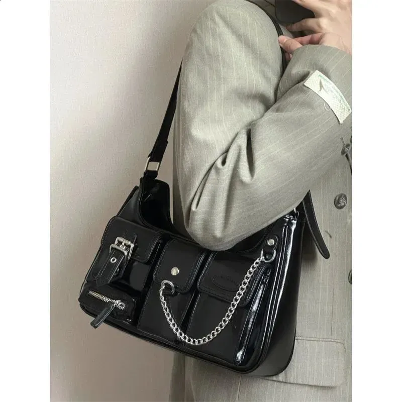 Harajuku Y2K PU Personalized Women's Cross Shoulder