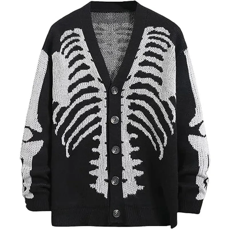 Save Big on Bulk Women's Autumn Jackets 2024 Autumn And Winter Sweater  Jacket 2024 Jacquard Halloween Knitted Cardigan Fashion Mens Womens  Sweaters