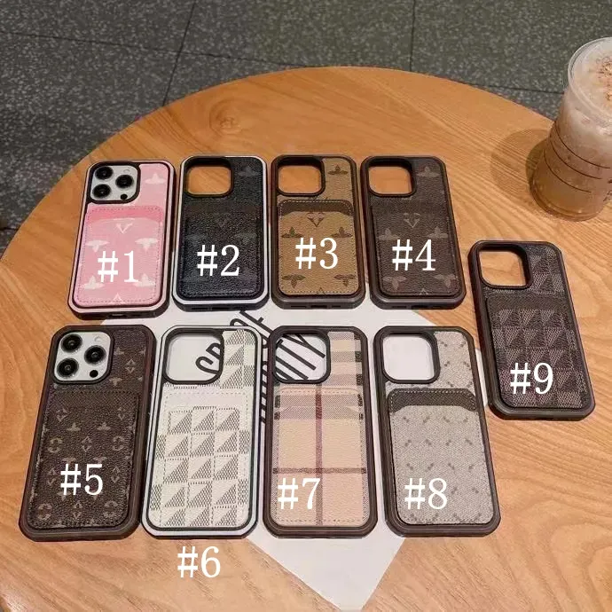 Pro Max Burberry Iphone Wallet Case Beautiful Leather Card Slot Phone Cases  For From Rings_