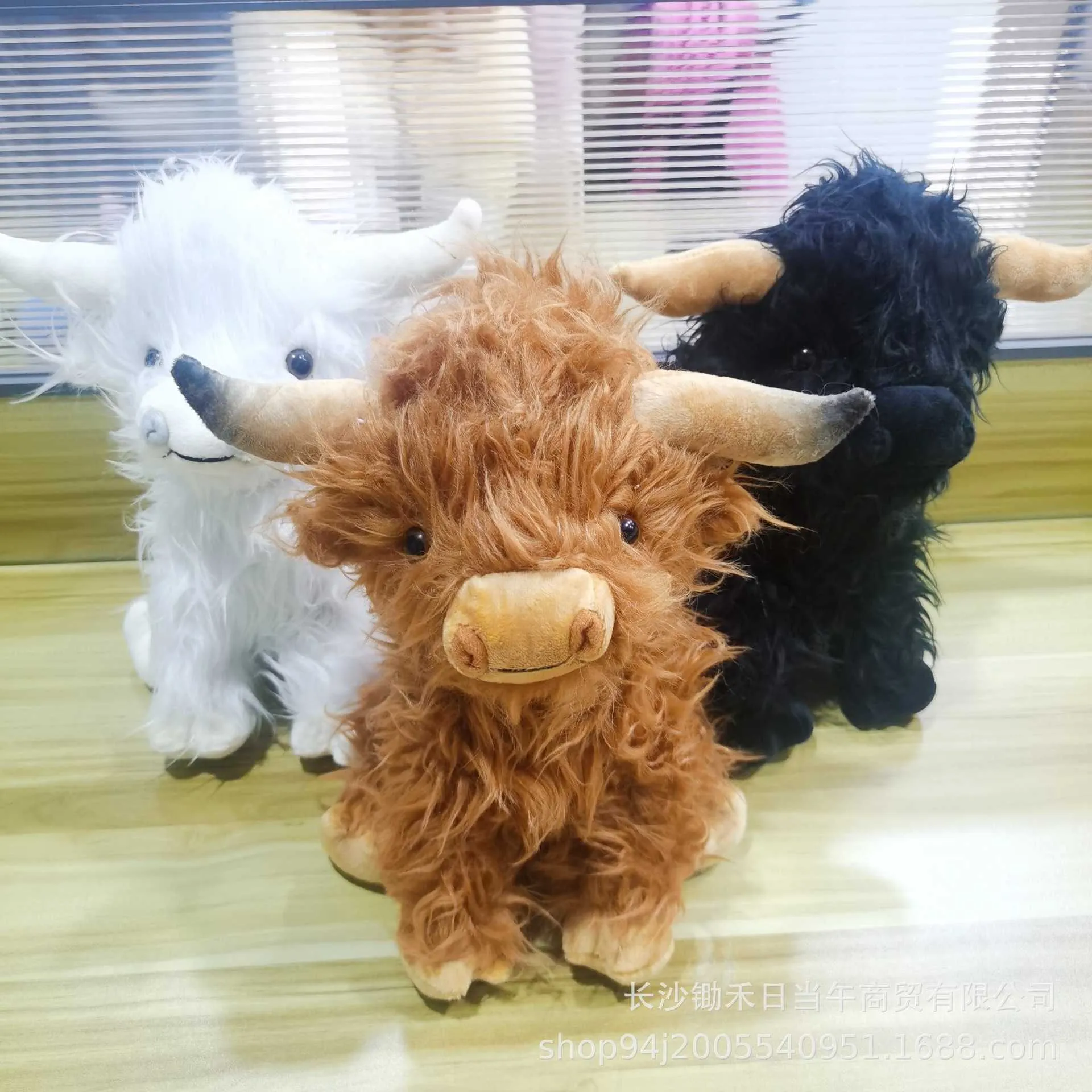 Best Seller: Soft Highland Cow Plush Toy Giant Long-Haired Cow Doll, Shop  Now!
