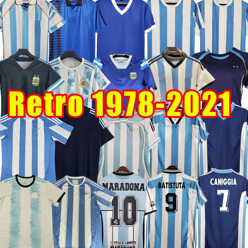 Premium Argentina Soccer Jersey Iconic Years Players! Shop Now